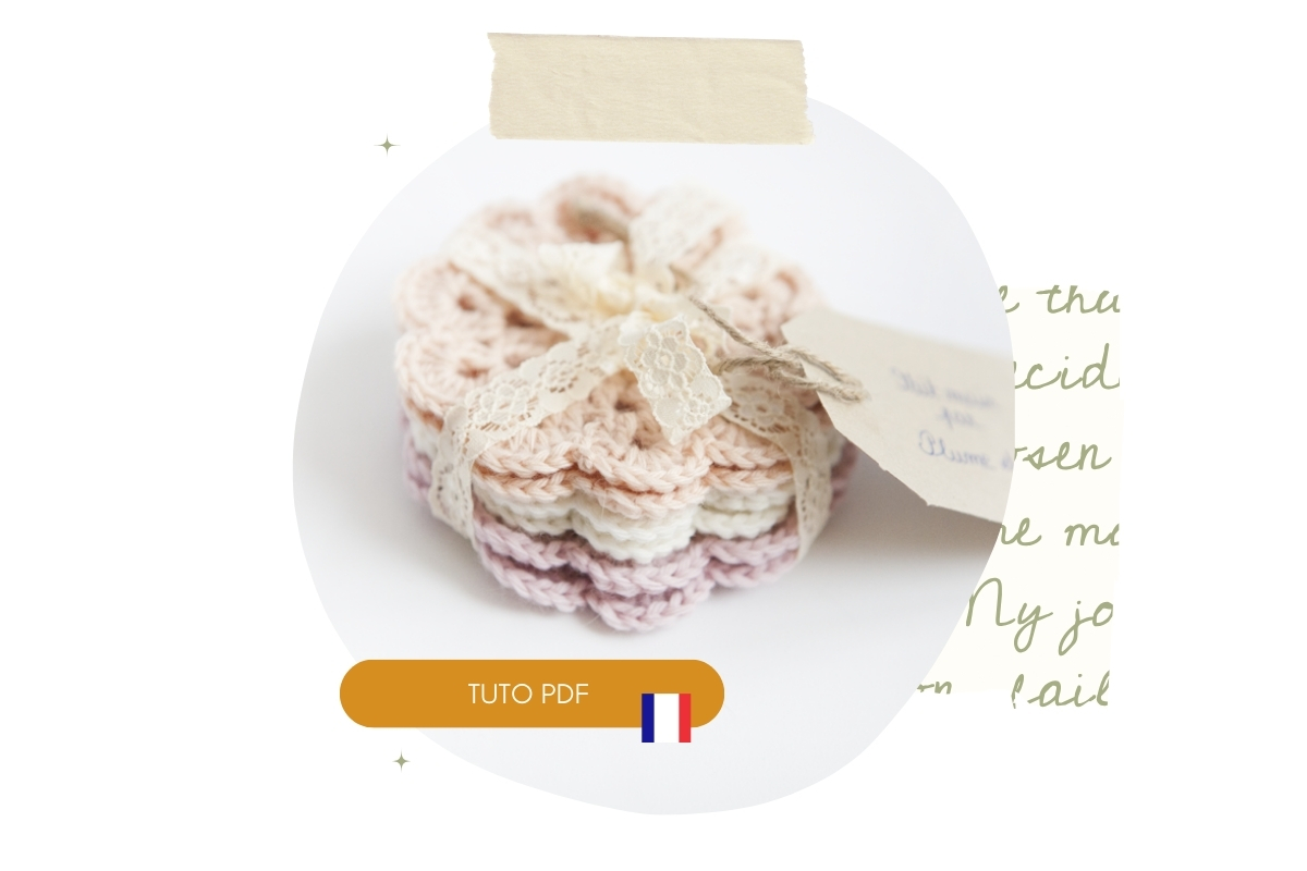 Sous-verres au crochet (& tuto)